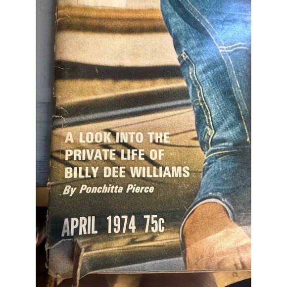 Ebony Magazine April 1974 Billy Dee Williams Cover Vintage Black History Ads - Picture 4 of 12